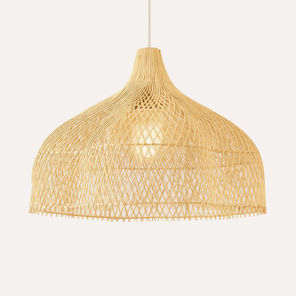 Moc Japanese Rattan Light - Wabi-Sabi Simplicity for Peaceful Interiors